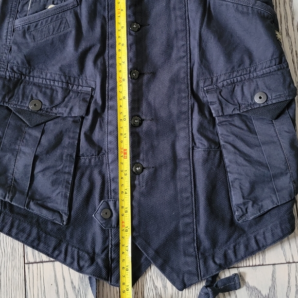 G-Star Raw Navy Cargo Skirt sz26 - Picture 7 of 11